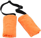 Dog Elbow Protector Fleece Elbow Sleeves with Cotton Pad for Dogs Prevent Injury (Small)