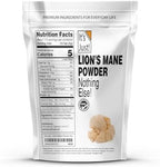It's Just! - Lion's Mane Mushroom Powder, Natural Raw Superfood, Brain Support, Immune Health, Boost Energy, Non-GMO, 8oz