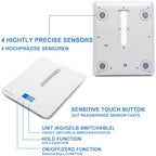 MomMed Baby Scale, Multi-Function Toddler Scale, Baby Scale Digital, Pet Scale, Infant Scale with Hold Function, Blue Backlight, Weight and Height Track