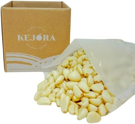 Kejora Premium Fresh Peeled Garlic Cloves 5 Pound (Pack of 1)