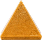 Amazing Gemstone Yellow Jasper Pyramid Crystal Healing Stones - 1.5" Great Pyramid Figurine of Natural Stone Pyramid for Meditation, Reiki, Chakra Balancing and Crystal Pyramids Grid
