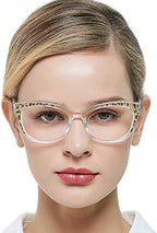 OCCI CHIARI 1.75 Reading Glasses Women Fashion Readers 1.0 1.25 1.5 1.75 2.0 2.25 2.5 2.75 3.0 3.5 4.0 5.0 6.0(Transparent, 1.75)