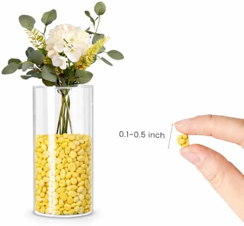 Yellow Aventurine Crystal Chips 100g – Natural Tumbled Polished Gemstone Stones for Jewelry Making, Resin Art, Chakra Healing, Aquarium Gravel, Vase Filler & Home Décor