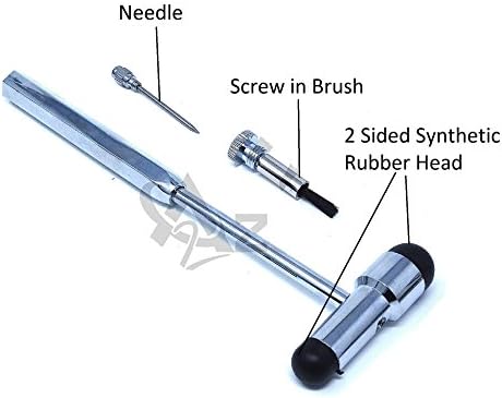 Neurological Diagnostic Percussion Reflex Hammer Instruments (A2ZSCILAB Brand) (Buck Hammer)