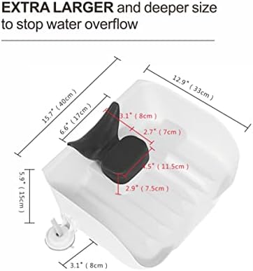 Portable Shampoo Basin for Baby, Kids, Children,The Elderly People,Pregnant Woman, Hair Washing Basin Tray at Home Tear Free