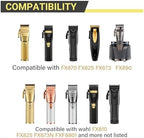 8 Packs Clipper Guards Replacement for BaBylissPRO Barberology FX870, FX880, FX825, FX673,FX899 and FX890 Clippers, Trimmer Guards Cutting Length from 1/16'' to 3/4'', Black
