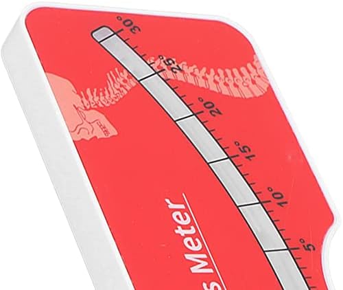 Pocket Scoliometer Medical Measuring Device, for Measuring S Alignment Back Spine Alignment Medical Evaluation Measuring