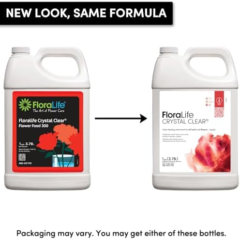 FloraLife Crystal Clear Liquid Flower Food 1 Gallon/3.78L