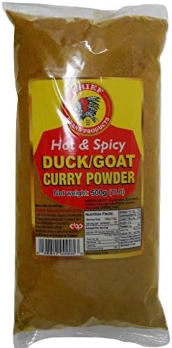 Cheif Brand Hot & Spicy Duck/Goat Curry Powder 1lb Bag (1)