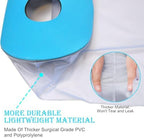 Asunby Knee Cast Cover for Shower Waterproof Bandage Cast covers Protector for Knee Replacement Surgery, Wound, Burns Watertight Protection Reusable