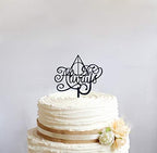 Black Always Cake Topper, Always Cake Sign Inspired for Wedding Anniversary/Bridal/Shower Party Cake Decor, After All This Time Cake Topper