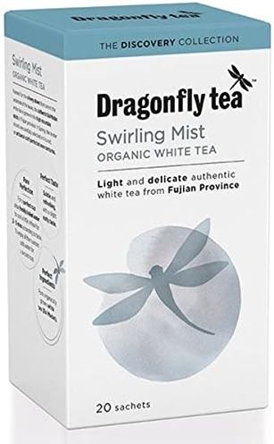 Dragonfly Swirling White Mist Tea 20 Bags (Pack of 4)