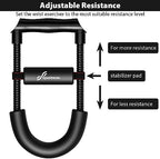 Sportneer Forearm Strengthener Forearm Wrist Strengthener Exerciser with Adjustable Tension for Improving Strength - Hand Developer Arm Grip Workout Strength Trainer Home Gym Workout Equipment for Starter and Pro