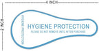 Adhesive Protective Hygiene Try On Stickers for Swimwear,Swimsuits and Lingerie Lingerie Panty Liner/Barrier,4x2 Inches,100 Pcs Per Pack