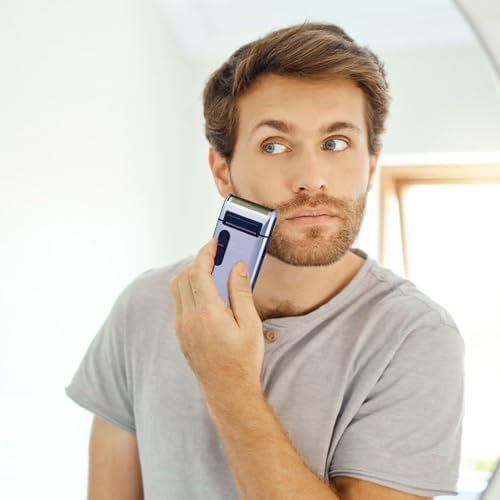 Electric Razors for Men,USB Rechargeable Reciprocating 3W Retro Shaver | Portable Face Shavers, Removable Cleaning for Face, Neck and Chin, Men Care