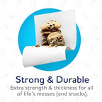 Plenty Ultra Premium 2-Ply Paper Towels, 5X Stronger Super Absorbent Strong & Durable Flex-A-Size (12 Double Rolls, 110 Half Sheets Per Roll, 11" x 5.9" Each Half Sheet)
