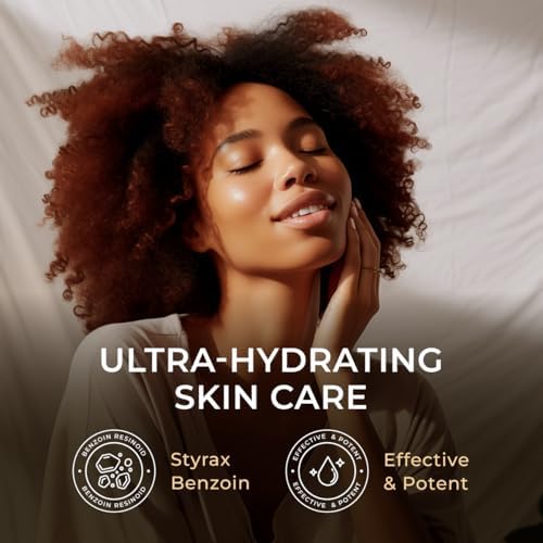 100% Pure Benzoin Resinoid Essential Oil - 0.34 Fl Oz - Benzoin Resinoid Oil for Hair, Skin, Diffuser, Aromatherapy & DIY Candle Making Scent