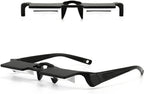 Horizontal Lazy Glasses 90 Degree for Lying Down Reading or Watching TV,Knitting Up Neck Relax, Prism Glasses for Looking Up Playing Mobile,Lightweight and Smooth Comfortable Frame Clear Vision