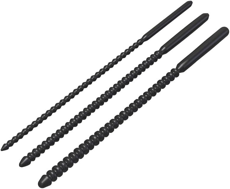 3pcs Silicone Pull Beads Urethral Plug Urethral Insertion Stick Phallus Expansion Penis Delay Trainer for Men 4mm/6mm/8mm