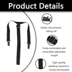 2 PCS Assistive Devices for Disabled, Clip and Pull Dressing Aid Adjustable Wearing Assist Tool for Elderly Handicap People Pregnant Injuries Post-Surgery Recovery (Black)