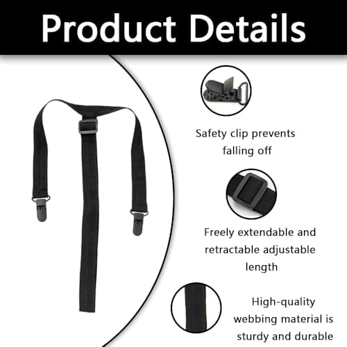 2 PCS Assistive Devices for Disabled, Clip and Pull Dressing Aid Adjustable Wearing Assist Tool for Elderly Handicap People Pregnant Injuries Post-Surgery Recovery (Black)