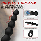 Prostrate Trainer Rechargeable Vibratorsmassager Electronic for Foot or Neck 12 Modes Silicone Massagers Kit with Water Resistant Play in Anywhere You Like (Black) for Man Relax Massaging POW12