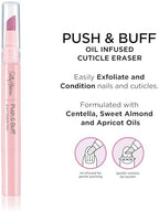 Sally Hansen Push & Buff 2-in-1 Cuticle Care Treatment Pen | Exfoliates, Polishes and Smooths Cuticles | Textured Tip for Instant Results | Easy, Mess-Free Nail Care on the Go