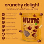 Nutic Milk Chocolate Covered Peanuts - 3 Lb. Double Dipped Premium Gourmet Milk Chocolate Peanuts Perfect for Snacks & Gifts, Made in USA - (Pack of 1)