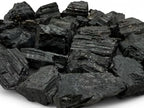 Rough Black Tourmaline Crystals - Raw Natural Black Tourmaline Stones Bulk - Crystal Healing (1-2", 3, count)