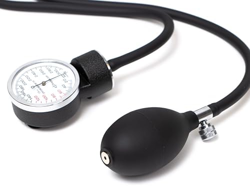 PrimaCare DS-9192 Classic Series Adult Size Professional Blood Pressure Kit with Aneroid Sphygmomanometer, Latex-Free, Inflation System