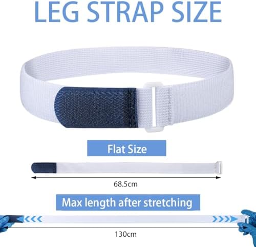 5 Pack Catheter Leg Bag Strap with Buckle Adjustable Urine Drainage Bag Straps Reusable Washable for Secure Drainage Bags