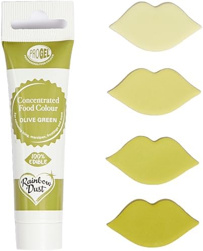 Rainbow Dust ProGel Professional Food Colouring - Olive Green