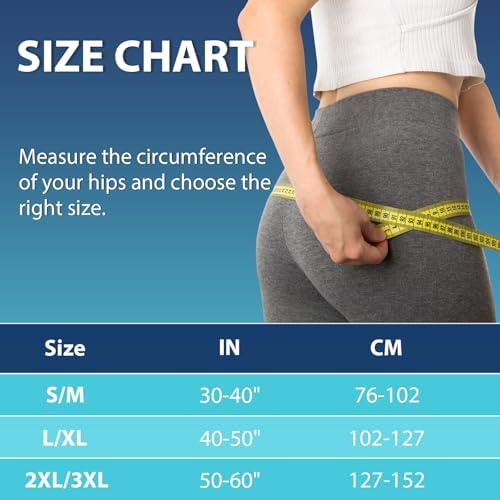 Nvorliy SI Joint Belt – Sacroiliac Pelvic Support for Lower Back, Hip, and Sciatica Pain Relief (L/XL)