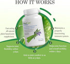 AloeCure VeraFlex Natural Joint Health, 60 Capsules, Clinically Tested Natural Plant-Based Formula to Support Comfort, Mobility and Flexibility - Featuring Organic Aloe Vera