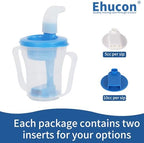 Dysphagia Regulating Drinking Cup for Swallowing and Disorders People,Dispenses 5cc or 10cc of Liquid Each Time,No Thickener is Used.Helps to Prevent Choking