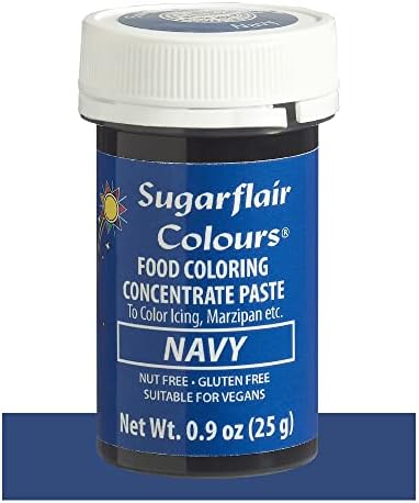 Sugarflair Food Coloring Concentrate Paste, 25 Grams Navy
