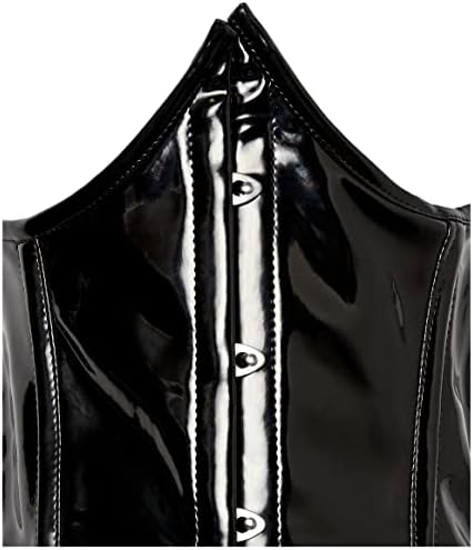 Daisy corsets Women's Lavish Black Patent Pvc Underwire Underbust Corset