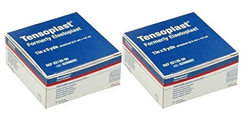 Tensoplast TAN 1" Elastic Adhesive Bandage - Pack of 2 Rolls