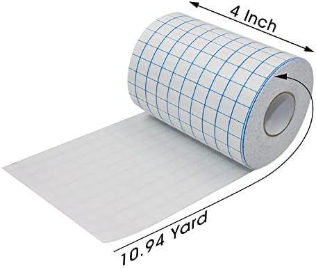 Non-Woven Cover Roll Stretch Tape - 4" x10.94Yd First Aid Tape - Dressing Retention Tape - Breathable Cohesive Wrap Bandage Roll Film (1 Roll)