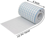 Non-Woven Cover Roll Stretch Tape - 4" x10.94Yd First Aid Tape - Dressing Retention Tape - Breathable Cohesive Wrap Bandage Roll Film (1 Roll)