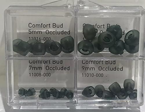 Starkey Hearing Aid Domes Comfort Ear Buds Closed/Occluded Variety Pack (32 Domes)…