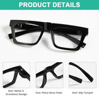 Eyekepper 6 Pack Metalless Screwless Spring Hinges Blue Light Blocking Reading Glasses for Women and Men Computer Readers