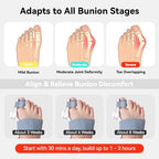 Bunion Corrector for Women & Men Adjustable Big Toe Splint for Hallux Valgus Relief & Toe Alignment, Orthopedic Brace for Pain Relief & Toe Alignment Fits Left & Right Feet 1 PACK