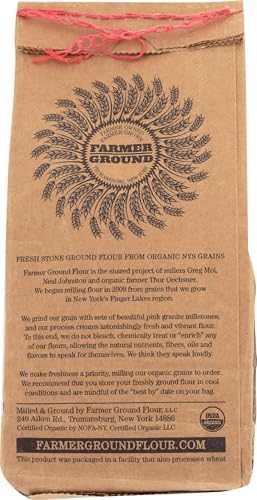 Farmer Ground Organic Rye Flour, 32 Oz