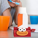 Rolling Toothpaste Squeezer,Cute Smiling Face Tube Squeezer Tool - Manual Toothpaste Dispenser Toothpaste Holder Squeezer for Bathroom Restroom