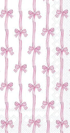 IHR Ideal Home Range Dinner Napkins Rosanne Beck Disposable 3-Ply Paper Hand Towels, 8.5" x 4.5", Baby Toile (Pink), 16-Count