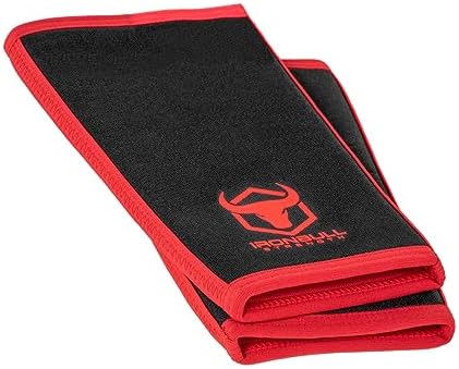 Iron Bull Strength Knee Sleeves for Powerlifting (7mm) - Weightlifting Knee Compression Sleeve for Squats - Knee Brace Support for Gym, Workout, Fitness (3X-Large)