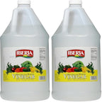 Iberia All Natural Distilled White Vinegar, 1 Gallon - 5% Acidity (Pack of 2)