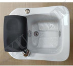 Pedicure Foot Spa,Acrylic Massage Footbath,Portable Bathtub Pedicure Bowl,Foot spa with Heat and Massage and Colorful Lamp Jets,with Automatic Drain Pump,Large Size Soak Tub Bath I