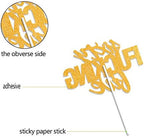 Sixty Five Gold Glitter Cake Toppers 65 Years Old 65th Birthday Anniversary Party Decorations Supplies